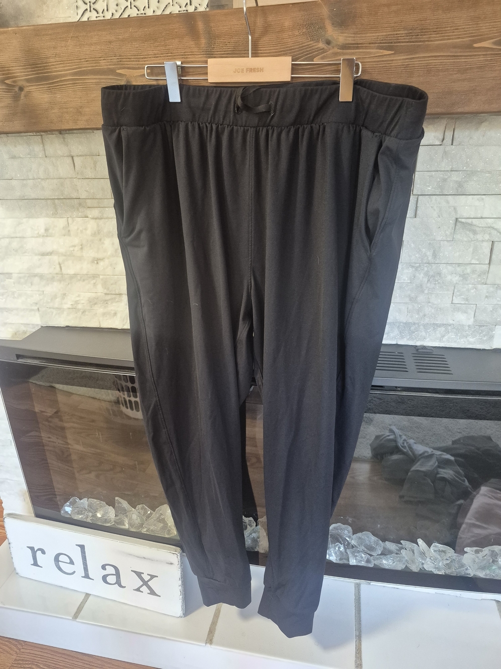 Womens Black Jogger Pants - Lightweight Comfort